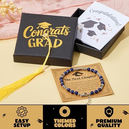 JOYIN Graduation Gifts 2026 for Her, Graduation Bracelet with Greeting Card and Gift Box, Inspirational Gifts for Women, Besties, High School College Classmates (Suitable for 14 Years Above) - Image 3