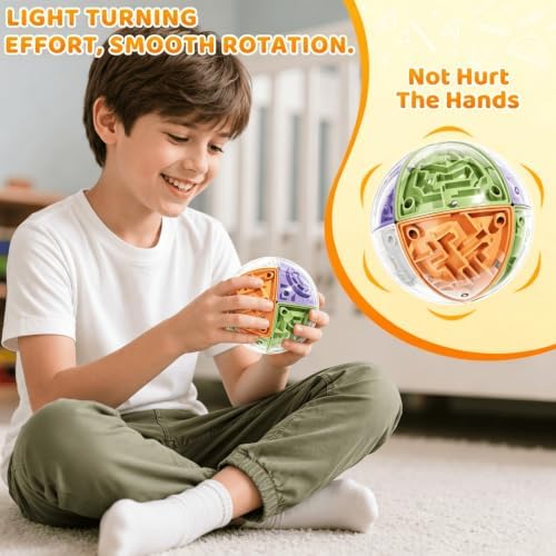 3D Ball Puzzle for Kids 5-8 8-12, Color Matched Game Kids Toy - Image 2