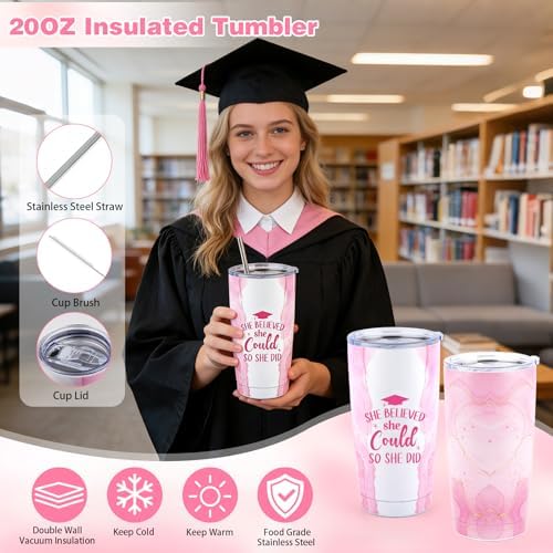 Graduation Gifts for Women Girls, She Believed She Could So She Did Themed - Image 4