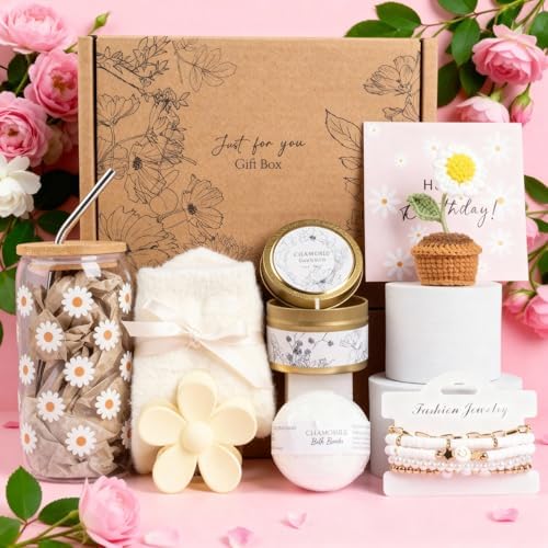 Birthday Gifts for Women, Self Care Gifts Baskets Care Package for Women, Happy Birthday Gifts for Teen Girls, Her, Mom, Sister, Best Friend, Wife, Girlfriend, Coworker - Image 2