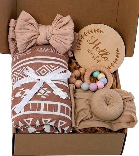Baby Girl Gift Set - Baby Shower Gift Box for Newborn Girls by LUCOI