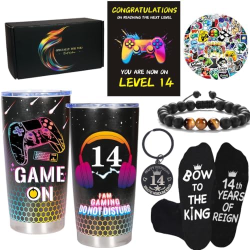 Carselage 14 Year Old Boy Gifts, 14th Birthday Gifts Decorations for Son by Carselage