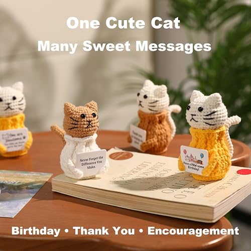 Cute Crochet Cat Birthday Gifts for Teen Girls - Image 3