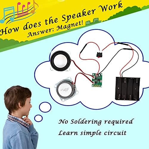 Teen Boy Gifts -DIY Bluetooth Speaker Kit -STEM Science Electronics Project - Image 2