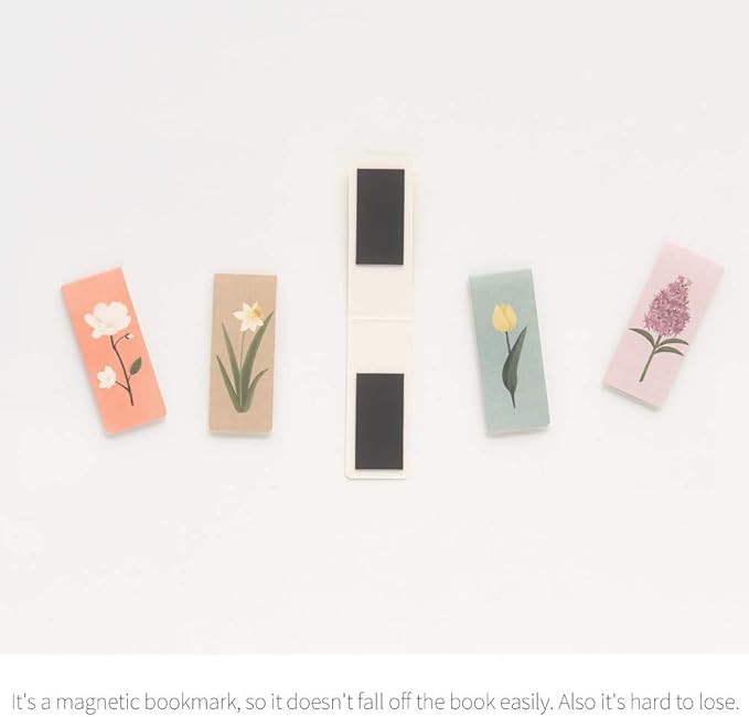 Monolike Magnetic Bookmarks The Flower Ver.2, Set of 5
