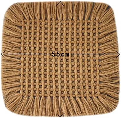 Newborn Photography Layer Props Baby Photoshoots Blanket Photo Posing Rug Basket Filler Stuffer Macrame (Light Coffee) - Image 2