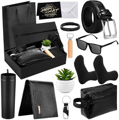 Skylety 13 Pcs Birthday Gifts Baskets for Men Christmas Gift Set by Skylety