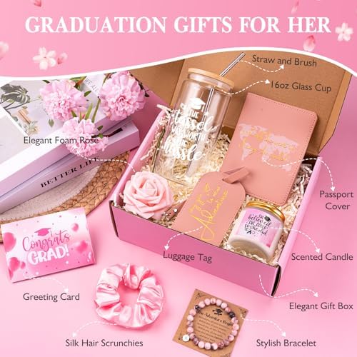 2026 Graduation Gift for Her, The Tassel Was Worth the Hassle, College High School Master Degree Grad Gifts Class of 2026 Graduation Gift Set for Daughter, Sister, Friend, 8pcs Unique Cool Grad Gift - Image 2