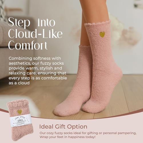 Coral Fleece Cloud Fuzzy Socks for Women Ultra-Soft Gifts for Women - Image 2