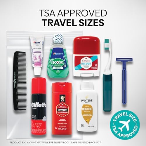 Handy Solutions 10 Piece Resealable Men's Travel Kit - Image 6