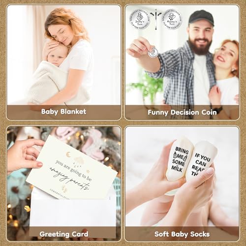14PCS Baby Shower Gifts,New Mom Gifts for Women & Newborn Baby Gifts, Top Pregnancy Gifts for New Parents Gender Reveal Gifts, Expecting Parents to Be, New Mom Care Package After Baby - Image 7