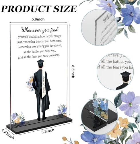 Inspirational Class of 2026 Graduation Gifts for Boys Men Son Senior Class of 2026 Graduates Gifts for Him Teen End of Year Student Senior Night Giftts for Him Male Graduation Decoration - Image 2