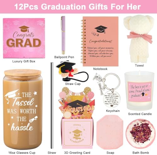 2026 Graduation Gift for Her, Cool Congratulation Gifts for Women Class of 2026 Graduation Gift Basket for College Middle High School Master Degree Best Grad Gifts Box for Nurse Law Graduates - Image 6