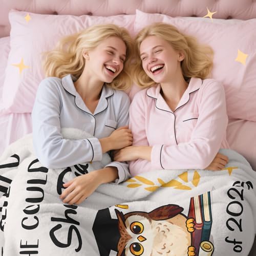 2026 Graduation Gift for Her, Graduation Throw Blanket 60"x50" - Image 3