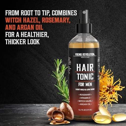 Viking Revolution Hair Tonic for Men - Sandalwood Texture Spray - 12.7 oz - Image 3