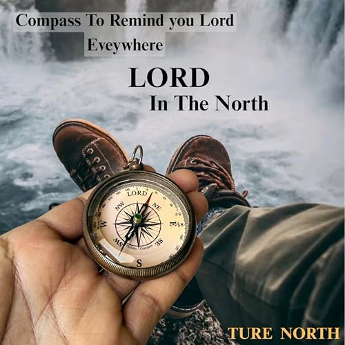 Trust in The Lord with All Your Heart -Proverbs 3: 5-6 Quote Engraved Compass with Wooden Box, Baptism Gifts for Boys, Inspirational Gifts Men, Graduation Day Gifts, First Communion Gifts - Image 5