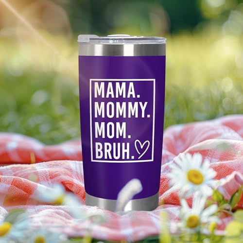 TEEZWONDER Birthday Gifts for Mom - 20 oz Stainless Steel Tumbler - Image 6