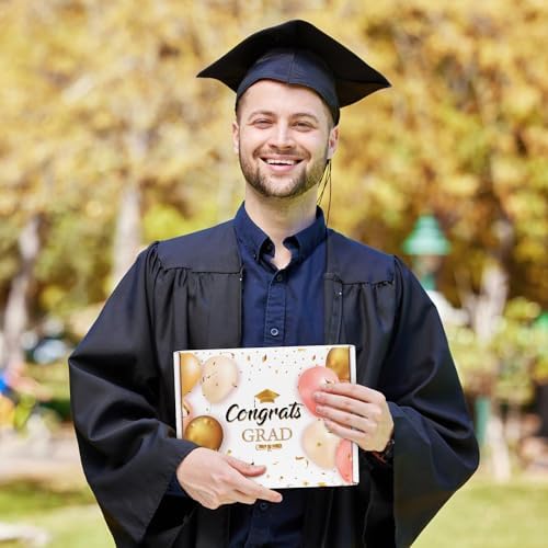 UAREHIBY Graduation Gift for Him,2026 High School Graduation Gifts with 12 oz Wine Tumbler,Master Degree,Phd Graduation Gift for Friend,Brother,Son,Boys - Black - Image 7