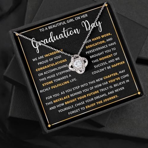 Graduation Necklace for Her 2026 – Inspirational Sterling Silver Necklace with Message Card & Gift Box, Graduation Gifts for Women, Daughter, Girlfriend, Sister, College & High School Grad - Image 4