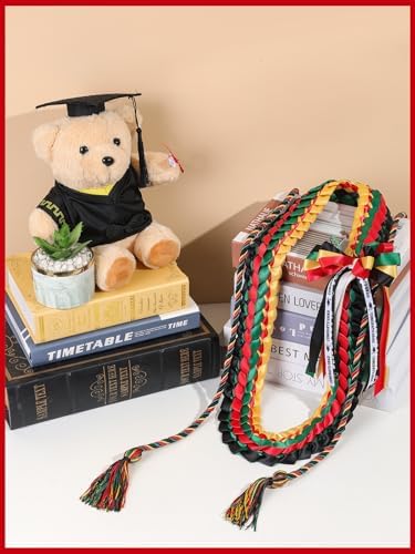 TFTAFAN Graduation Leis and Graduation Honor Cords Class of 2026 Graduation Ribbon Lei Graduation Necklace Braided Necklaces gift for Student Gifts Party Supplies - Image 4