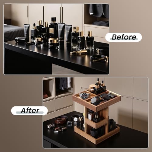 EXIN DECHEN Cologne Organizer for Men,Cologne Stand,Birthday Gifts for Men - Image 6