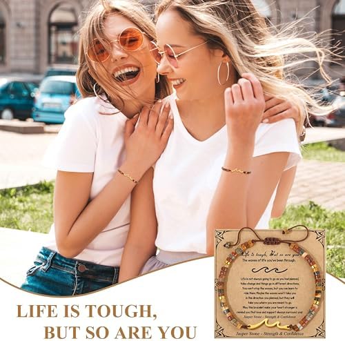 JoycuFF Wave Bracelets for Women Christmas Mothers Day Birthday Gifts for Best Friend Sister Daughter Bestie Mom Grandma Women Her - Image 7