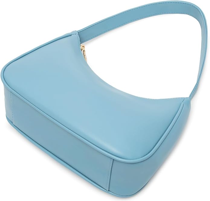 Shoulder Bags for Women, Cute Hobo Tote Handbag Mini Clutch Purse with Zipper Closure