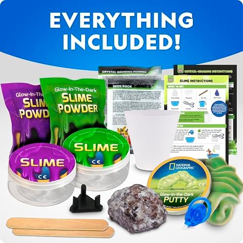 National Geographic Glow-in-the-Dark Mega Science Experiment Kit for Kids - Image 4