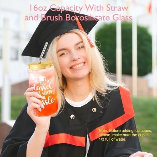 2026 Graduation Gift for Her, The Tassel Was Worth the Hassle, College High School Master Degree Grad Gifts Class of 2026 Graduation Gift Set for Daughter, Sister, Friend, 8pcs Unique Cool Grad Gift - Image 3
