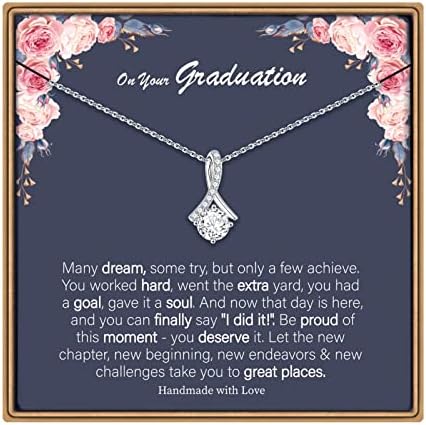 2026 Graduation Gifts - Heartfelt Message Card & Jewelry Gift Set by GIFTSJEWELRY