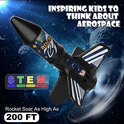 Mafbeanl Rocket Launcher for Kids, Self Launching Motorized Air Rocket Toy - Image 3