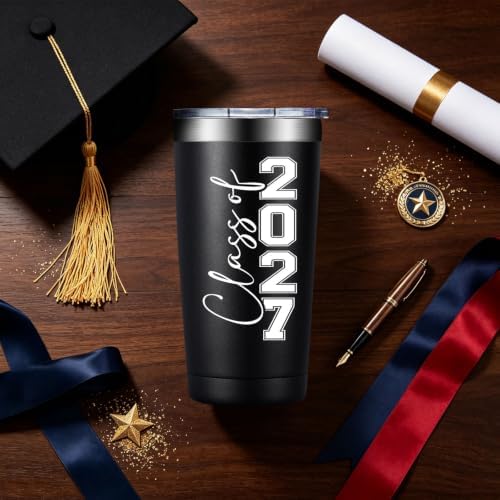 BIRGILT Class of 2027 Senior Night Gifts for Men, Senior Graduation Gifts for High School College Students - 20oz Tumbler - Image 5
