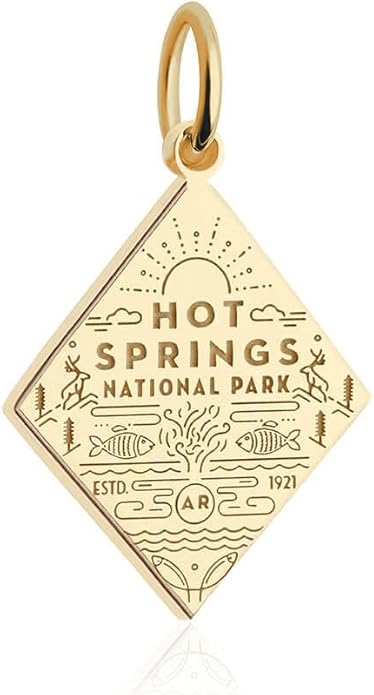 Jet Set Candy National Park Souvenir Travel Charms Gold Vermeil