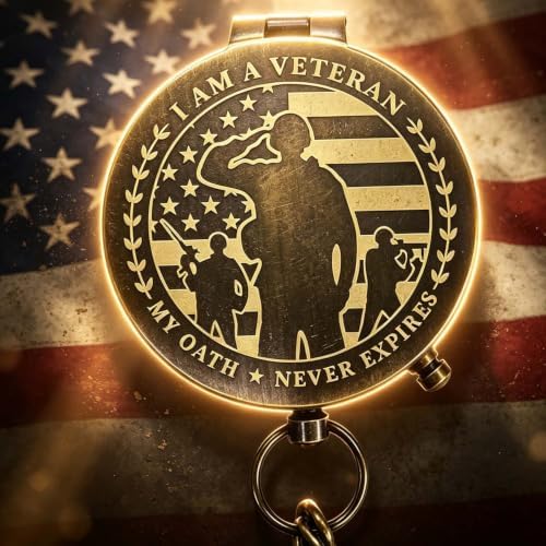 Compass - Luxury Unique Bible Verse/Graduation Gifts/Gifts for Veterans Day, College, High School, Cool Birthday Gift Idea for Son, Boys, Motivational Greeting Card Included - Image 2