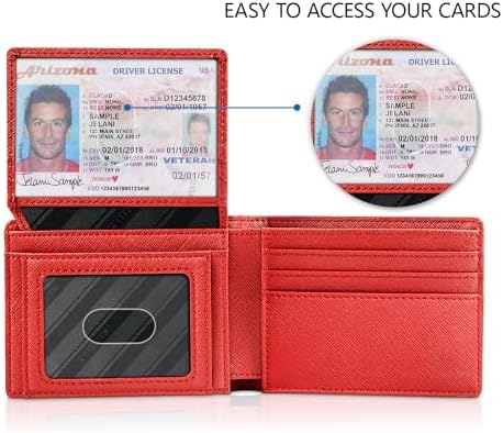 RUNBOX Wallet for Men -Slim Rfid Leather Mens Bifold Novelty Wallets 2 ID Window With Gift Box Men's Accessories - Image 2