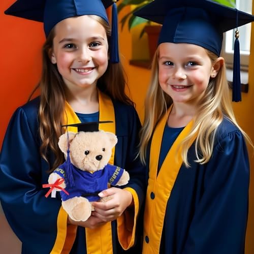 Bear with Graduation Cap Toys Class of 2026 Plush Stuffed Teddy Bear Animal Dog Cap and Gown with Greeting Card and Bag for Graduation Day Gift(Blue Graduation Bear) - Image 5