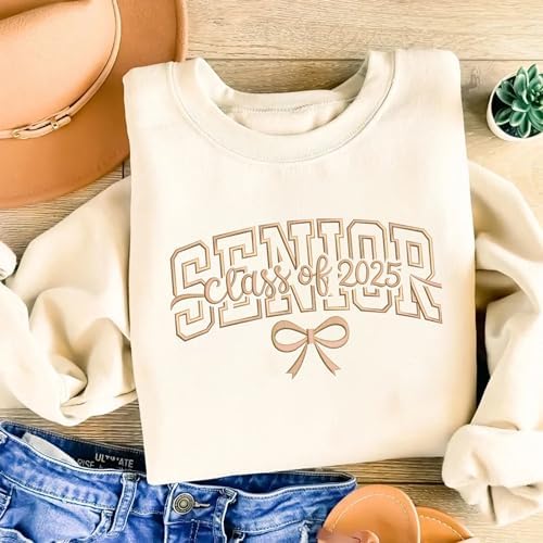 Chillever - Custom Embroidered Senior Sweatshirt, Custom Class of 2026 Graduation Shirt, Grad to be, Graduation Gifts - Image 2