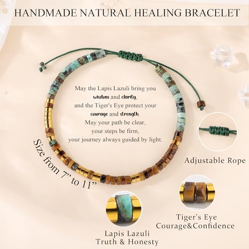 JoycuFF Morse Code Bracelets Christmas Birthday Gifts for Women Her - Image 4