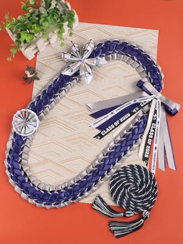 TFTAFAN Graduation Leis and Graduation Honor Cords Class of 2026 Graduation Ribbon Lei Graduation Necklace Braided Necklaces gift for Student Gifts Party Supplies - Image 5