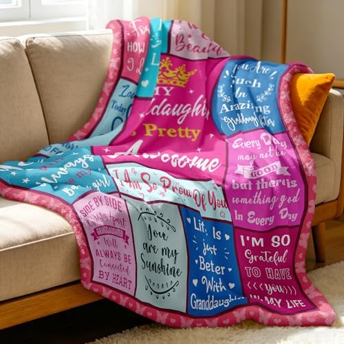 Granddaughter Gifts from Grandma, Blanket for Granddaughter 60"x50" - Image 4