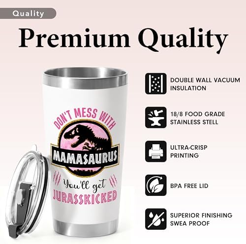 Gifts for Mom from Daughter, Son for Mothers Day, Christmas, Birthday - Birthday Gifts for Moms, Birthday Present for mom, Happy Birthdays Moms - Best Mother Tumbler 20Oz Stainless Steel Coffee Cup - Image 5