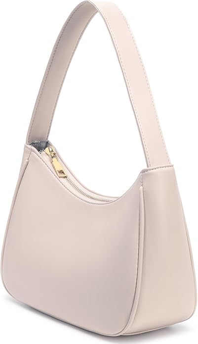 Shoulder Bags for Women, Cute Hobo Tote Handbag Mini Clutch Purse with Zipper Closure