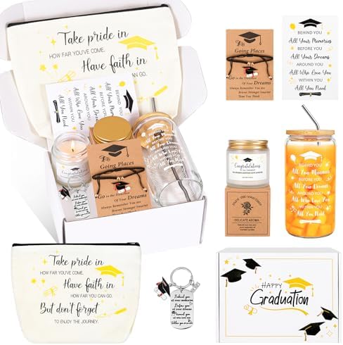 JOYOFUN 2026 Graduation Gifts for Women, Class of 2026 Grad Gift Box Set, College High School Graduation Present Basket for Women Daughter Sister Teacher Nurse Graduates Friends（Black） by JOYOFUN