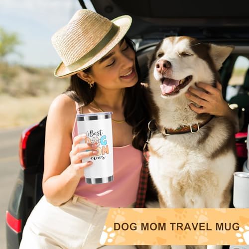 Dog Mom Dog Lover Gifts for Women, 20oz Wine Tumbler Set - Image 3