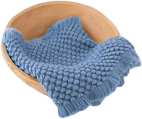 Zeroest Newborn Baby Photography Props Basket Filler Blanket (Blue) by NewbornPhotographyProps