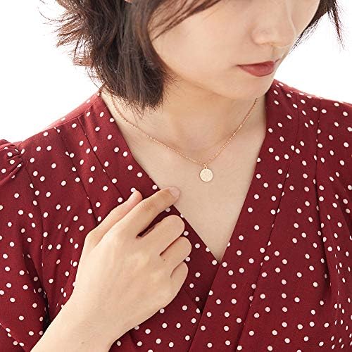 Zealmer Dainty 18K Gold Plated Compass World Map Pendant Necklace Graduation Gift for Friends - Image 4