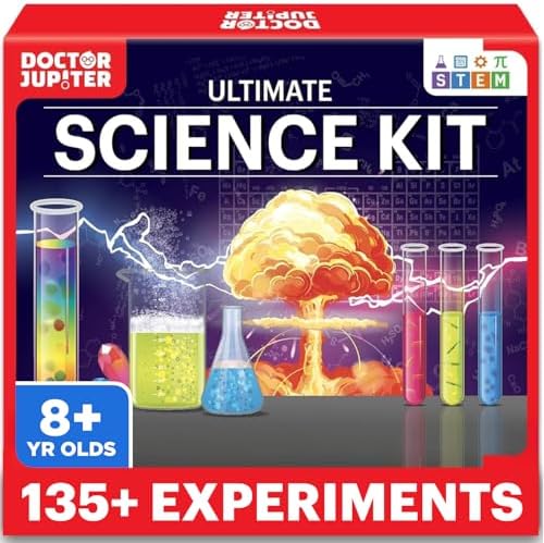 Doctor Jupiter Ultimate Science Experiments Kit for Kids Ages 8+ by DoctorJupiter
