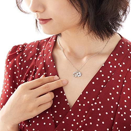 Zealmer Dainty 18K Gold Plated Compass World Map Pendant Necklace Graduation Gift for Friends - Image 5