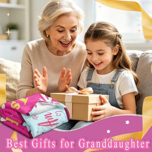 Granddaughter Gifts from Grandma, Blanket for Granddaughter 60"x50" - Image 2