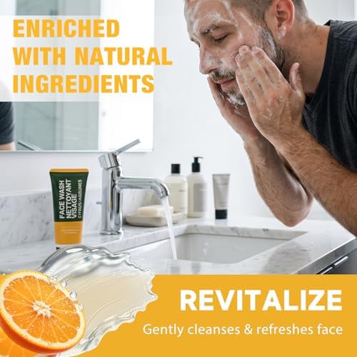 Gifts for Men, 6pcs Mens Bath and Body Gift Set, Citrus Spa Men Gift Basket - Image 3